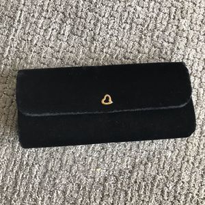 Victoria’s Secret Black Velvet Clutch